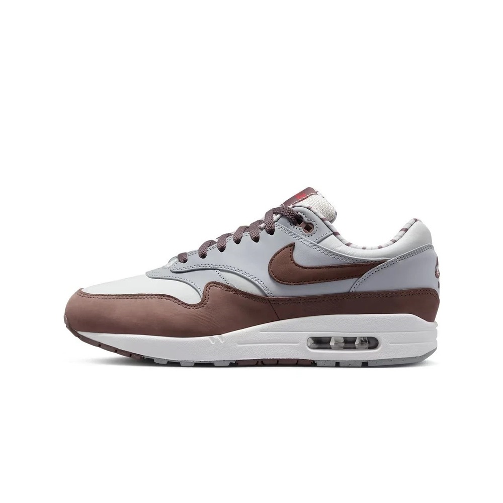 Men's Size 5- Nike Air Max 1 PRM Summit White/Plum Eclipse Shoes FB8916 100 NEW